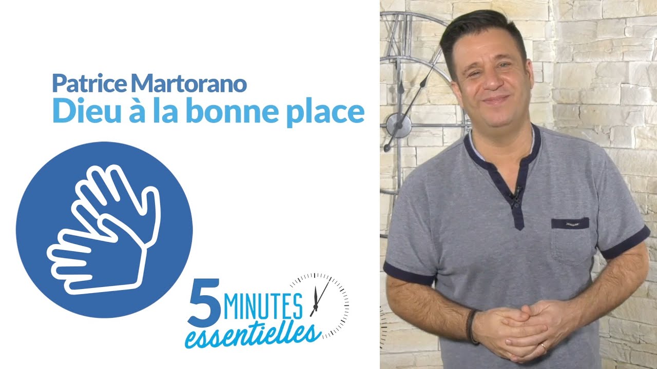 5 minutes essentielles – Patrice Martorano – Dieu à la bonne place – LSF