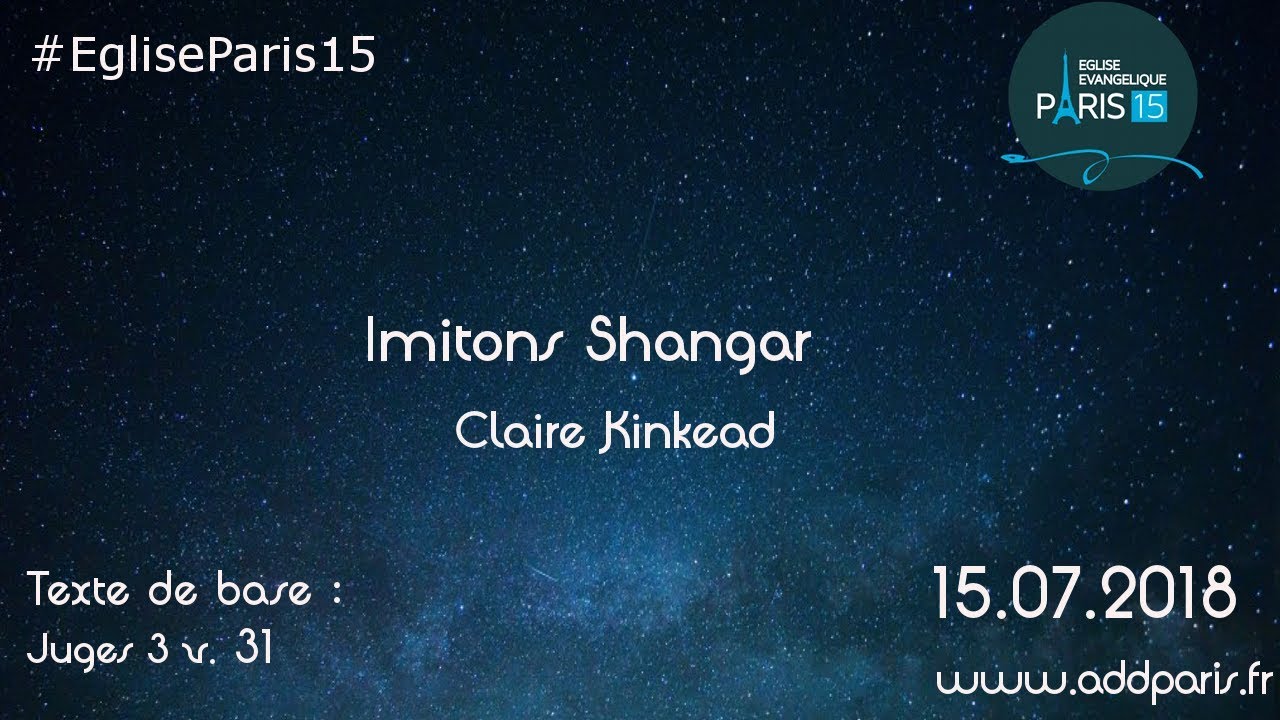 « Imitons Shangar » Claire Kinkead
